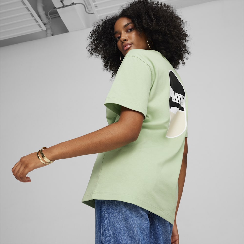 Puma DOWNTOWN 180 Logo Tee - Pure Green