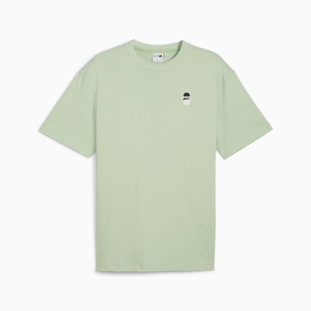 Puma DOWNTOWN 180 Logo Tee - Pure Green