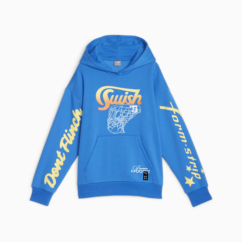 Puma Basketball Swish Big Kids Hoodie - Racing Blue