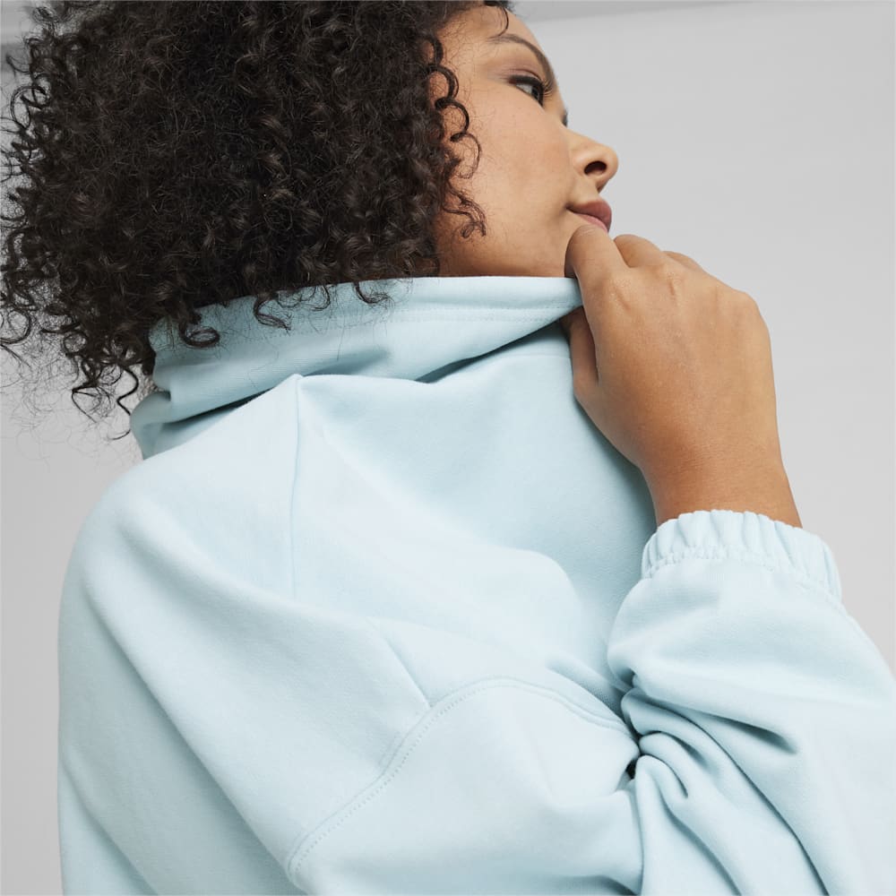 Puma DARE TO Oversized Hoodie - Turquoise Surf