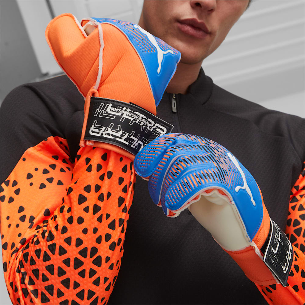 Puma ULTRA Grip 4 RC Goalkeeper Gloves - Ultra Orange-Blue Glimmer