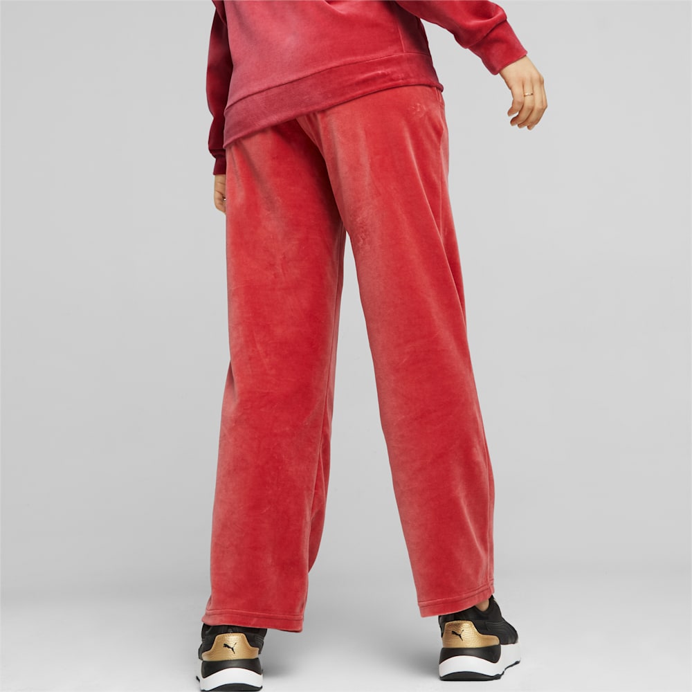 Puma Essentials Elevated Straight Leg Pants - Astro Red