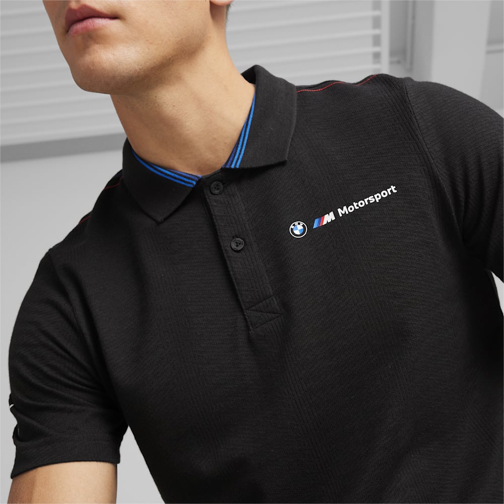 Puma BMW M Motorsport Jacquard Polo - Black