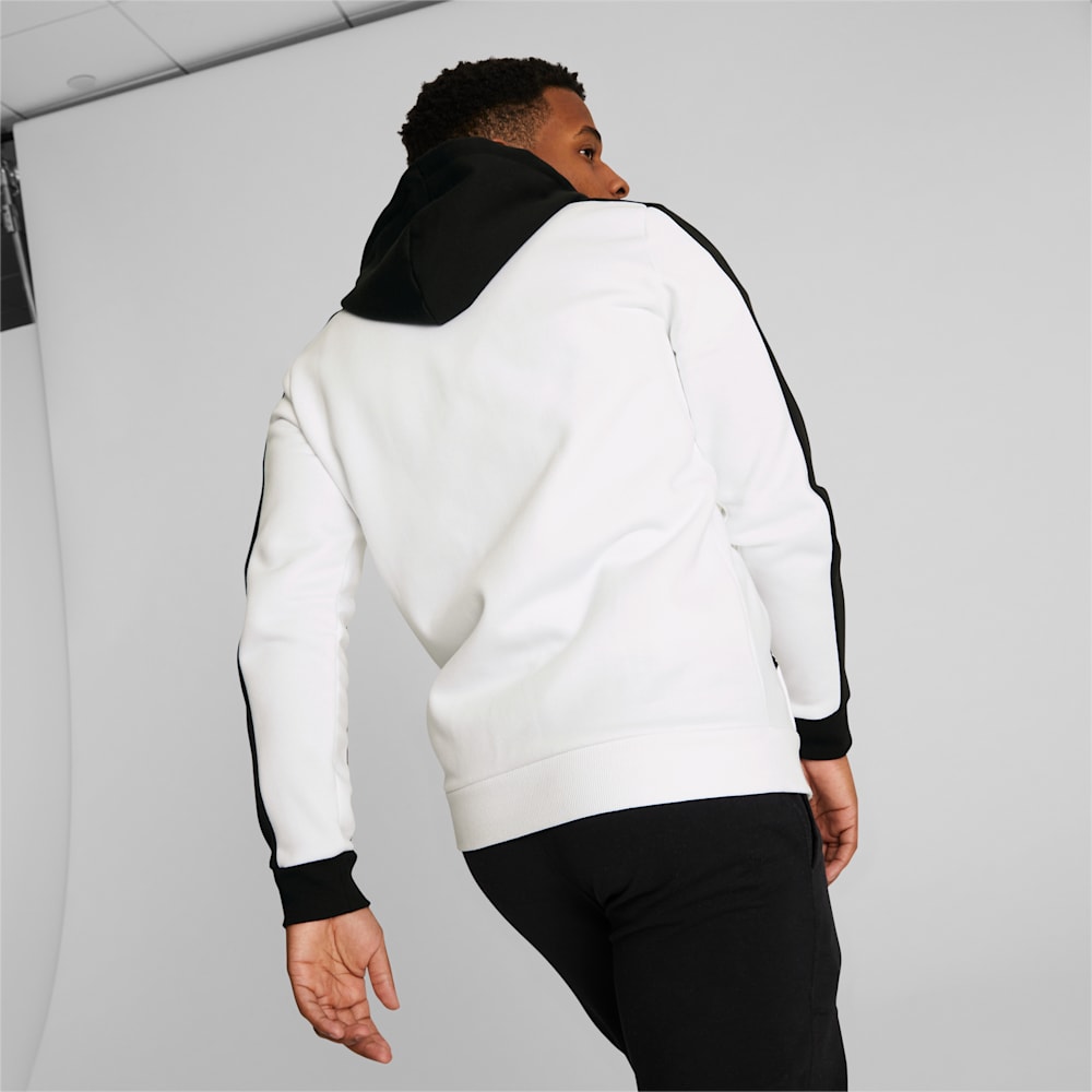 Puma ESS Block Tape Hoodie - Black-White