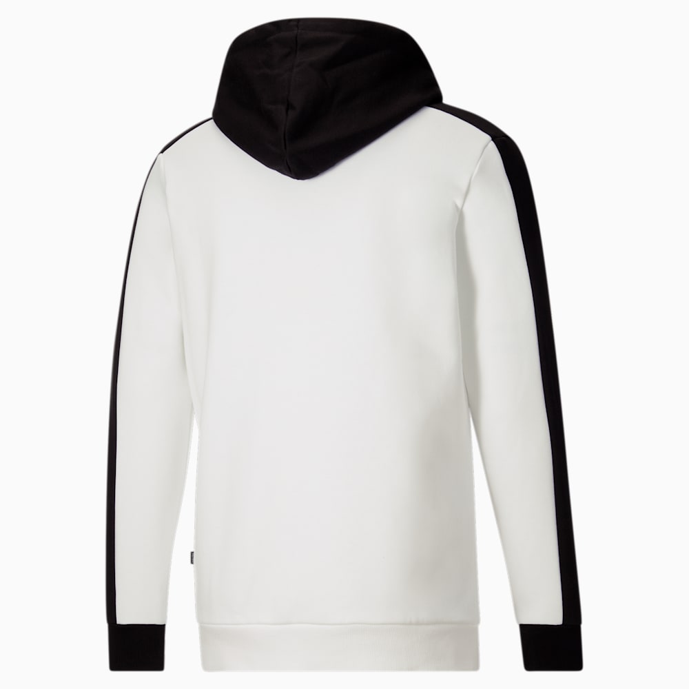 Puma ESS Block Tape Hoodie - Black-White