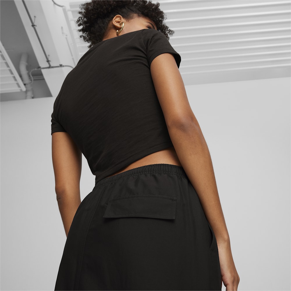 Puma DARE TO Midi Woven Skirt - Black