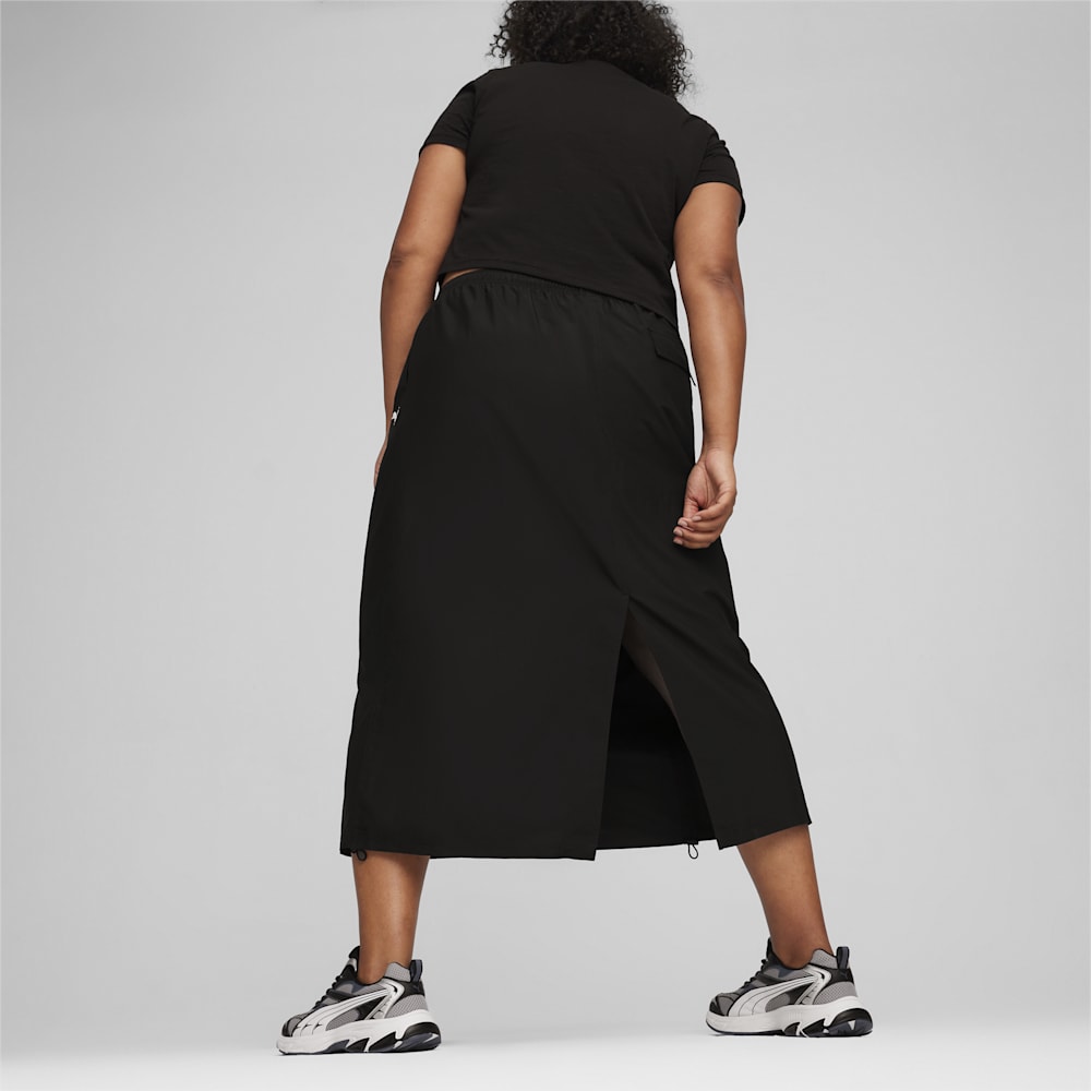 Puma DARE TO Midi Woven Skirt - Black