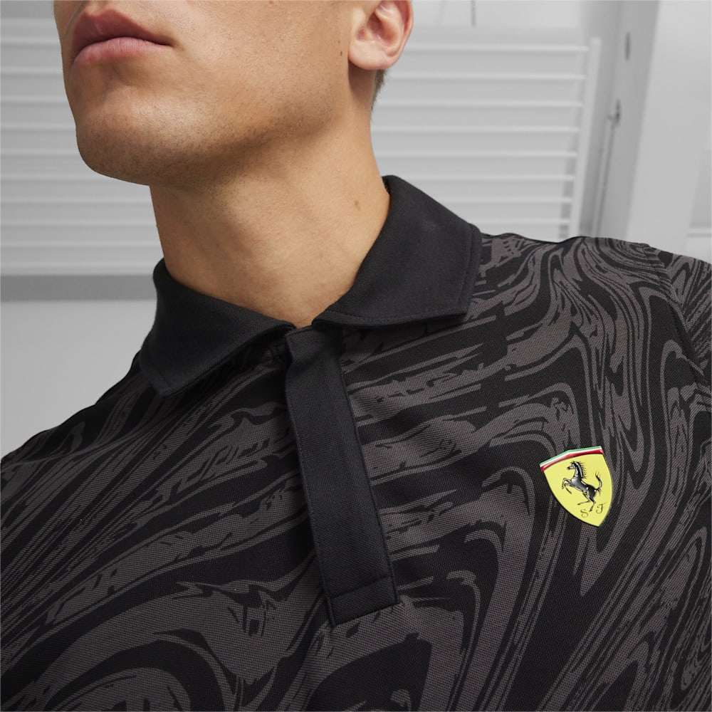 Puma Scuderia Ferrari Race Motorsport Graphic Polo - Black