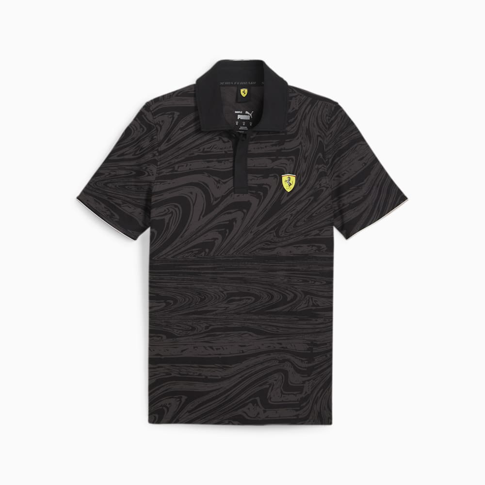 Puma Scuderia Ferrari Race Motorsport Graphic Polo - Black