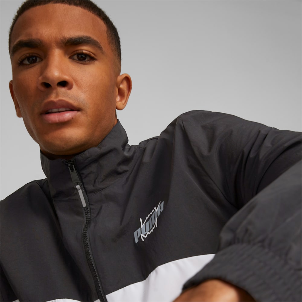 Puma Clyde Basketball Jacket 2.0 - Black-White