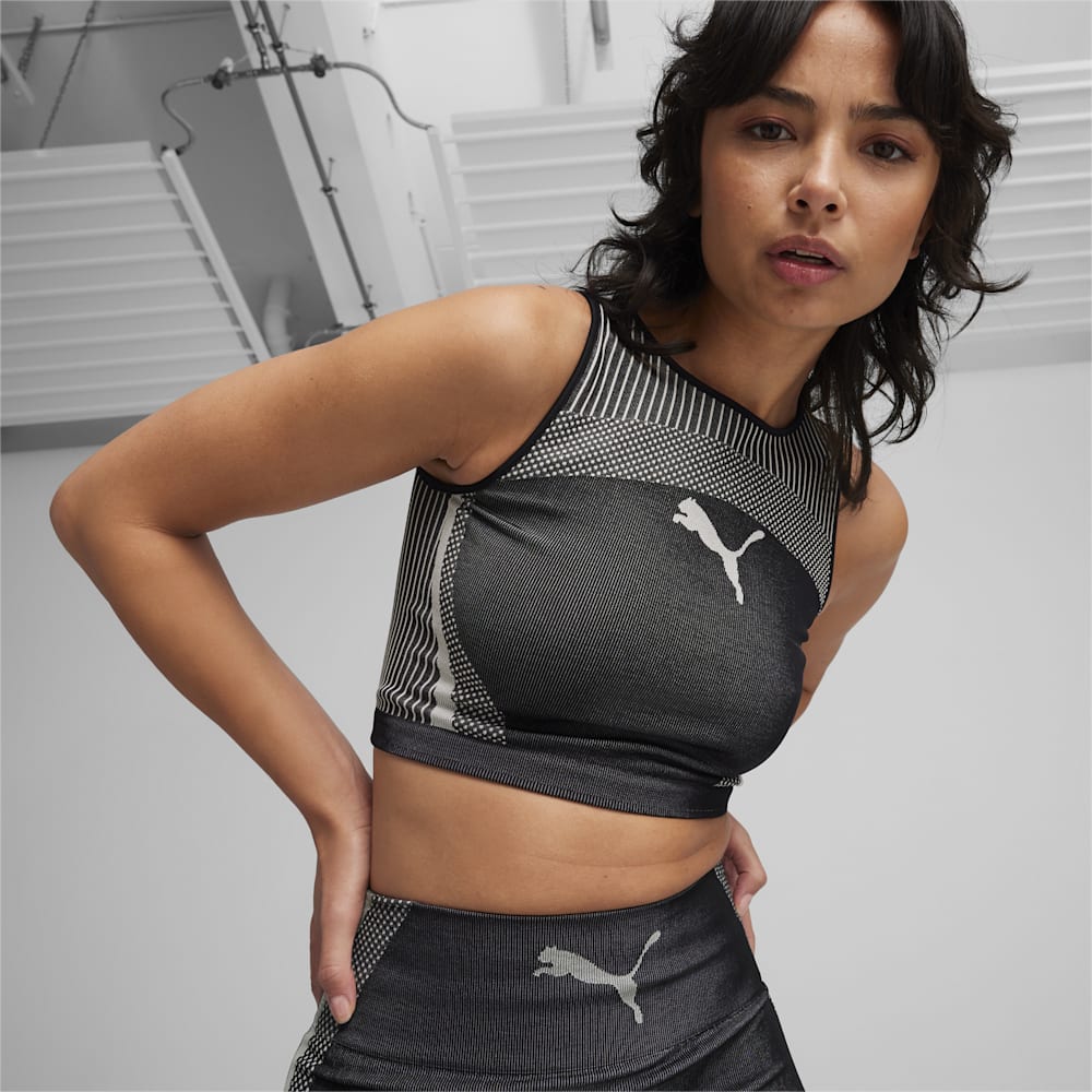 Puma DARE TO Crop Top - Black