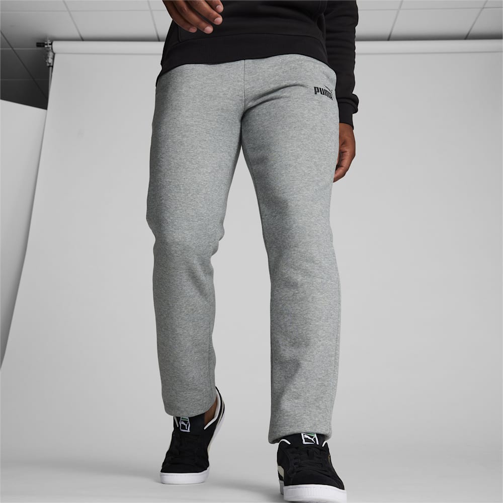 Puma Essentials Logo Pants - Medium Gray Heather