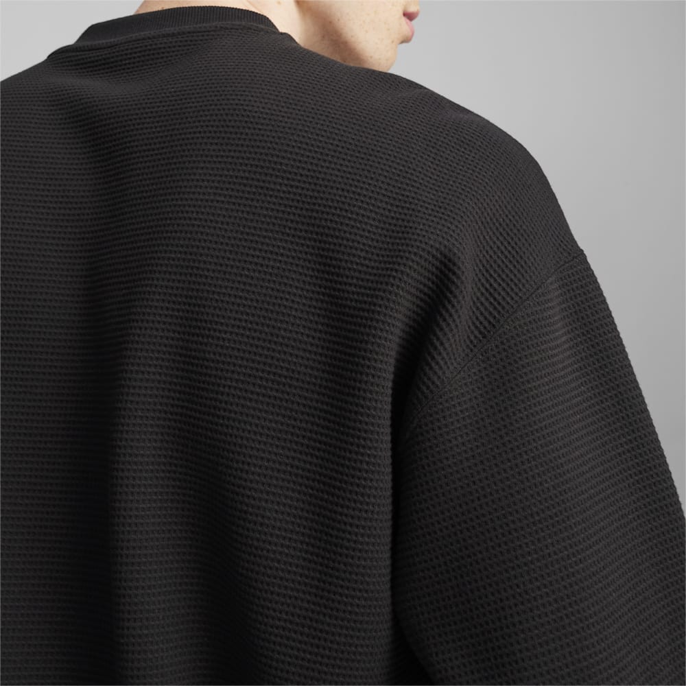 Puma CLASSICS Waffle Sweatshirt - Black