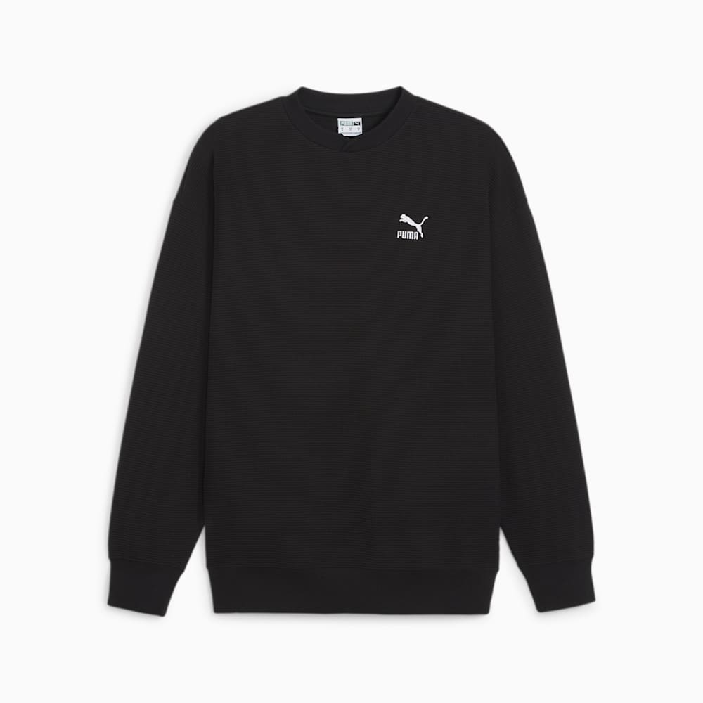 Puma CLASSICS Waffle Sweatshirt - Black