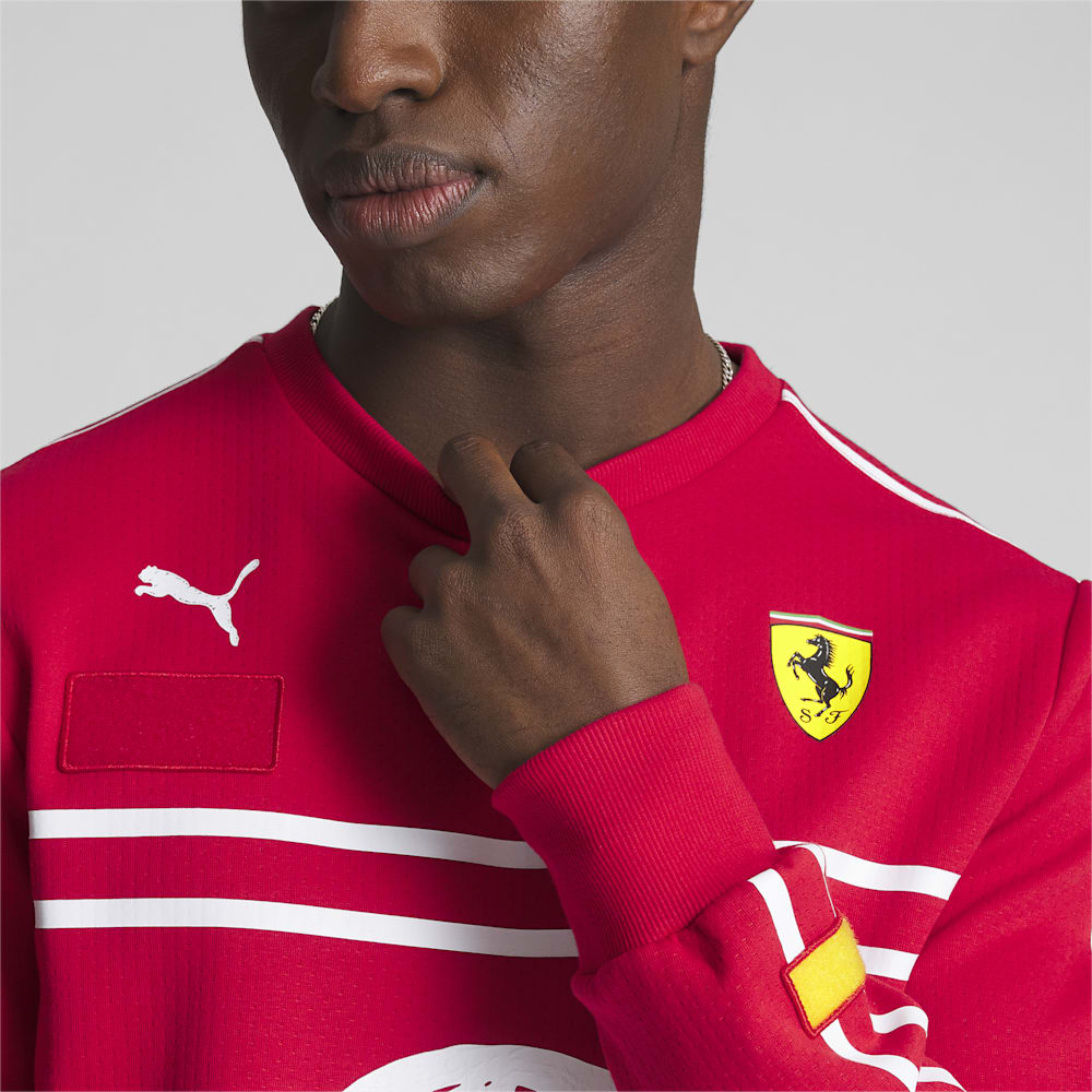 Puma SCUDERIA FERRARI x JOSHUA VIDES Mesh Shirt - Rosso Corsa