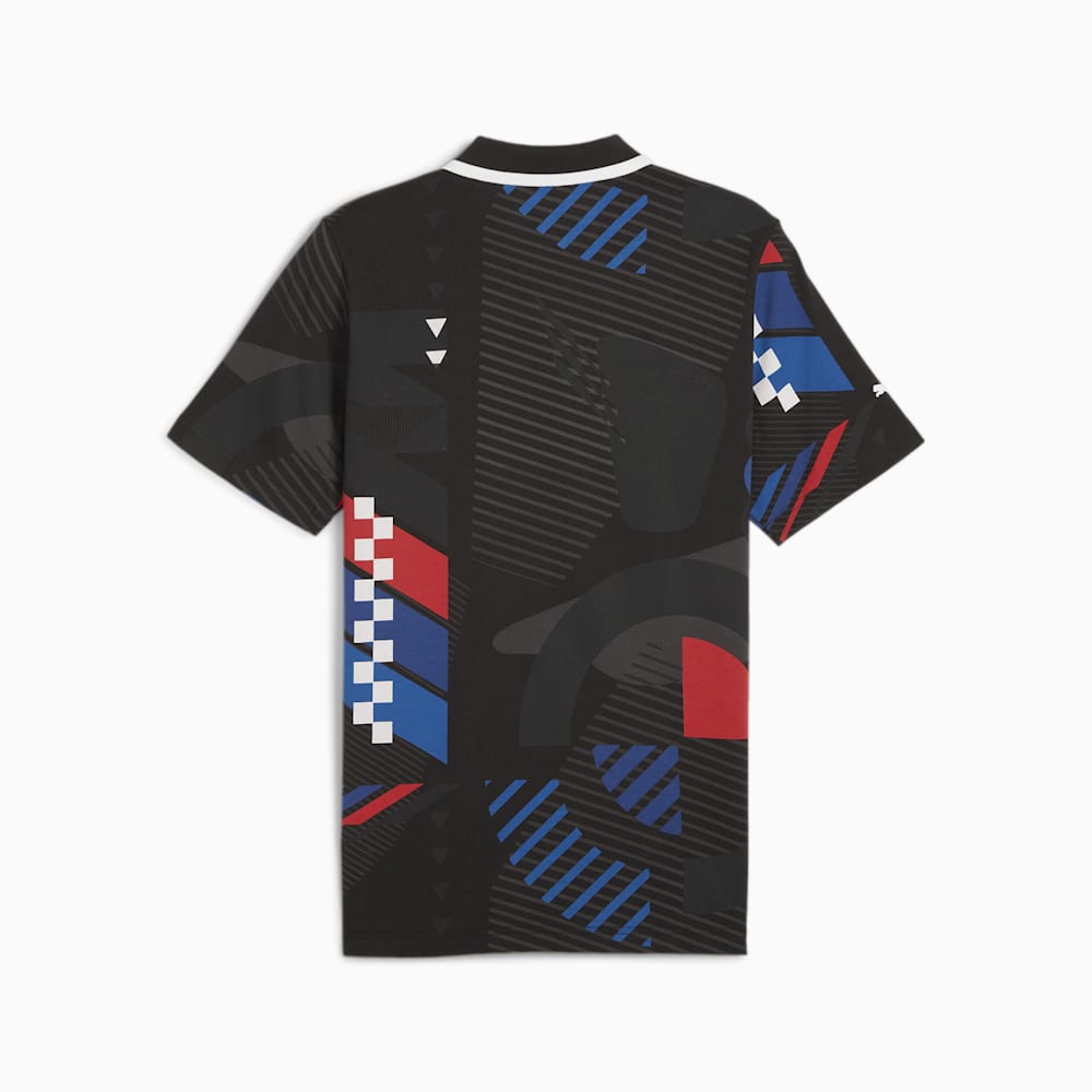 Puma BMW M Motorsport All-Over Print Polo - Black-AOP