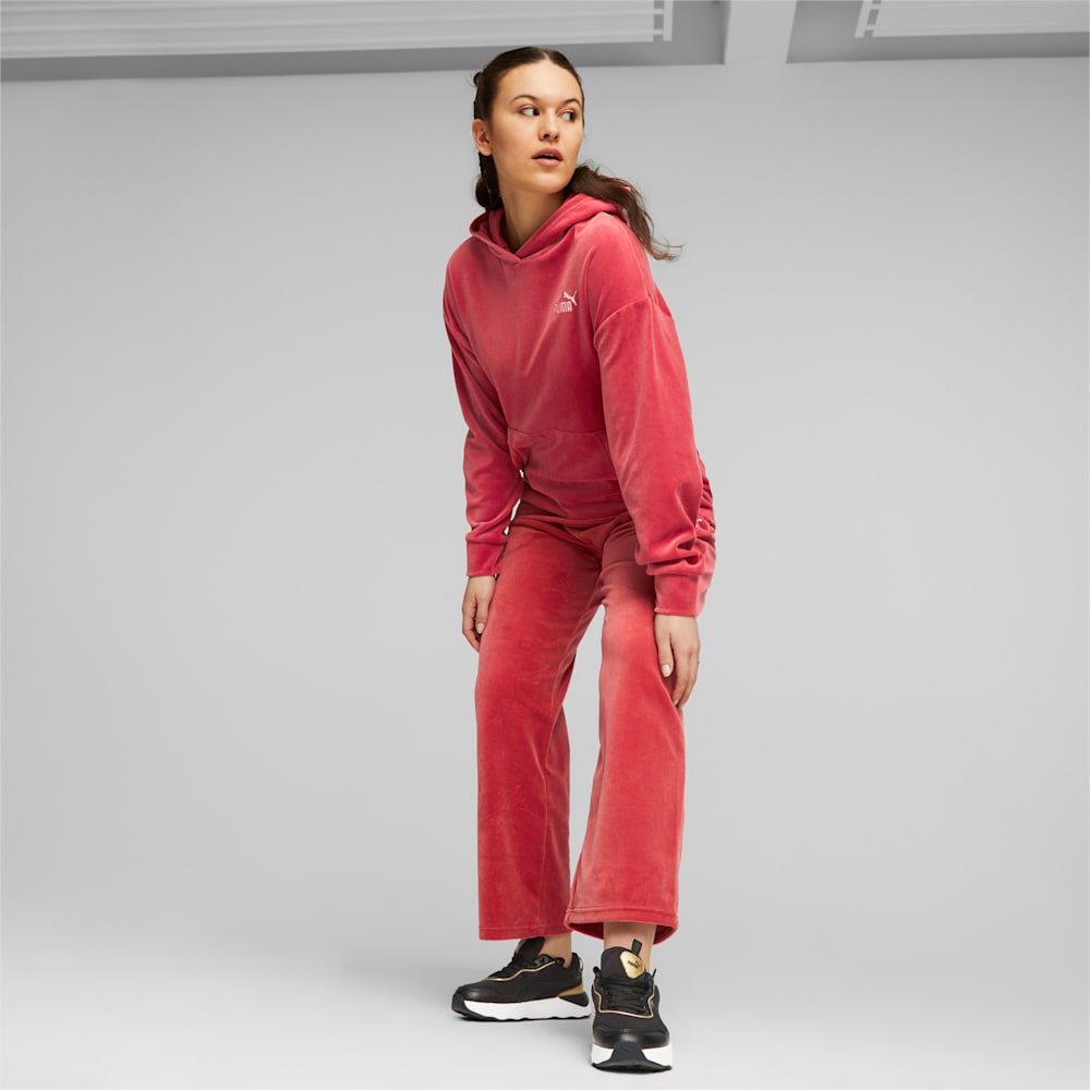 Puma Essentials Elevated Straight Leg Pants - Astro Red