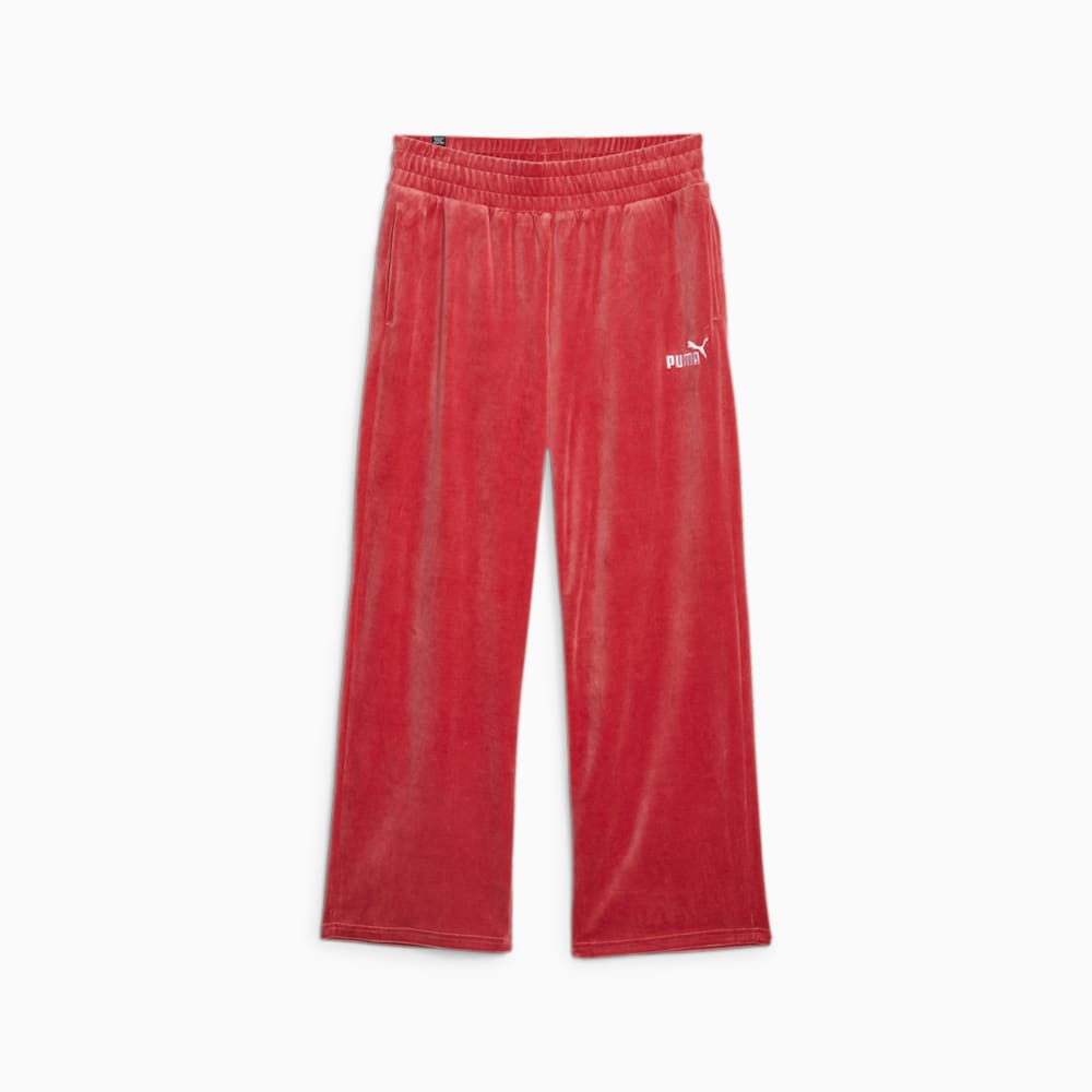 Puma Essentials Elevated Straight Leg Pants - Astro Red