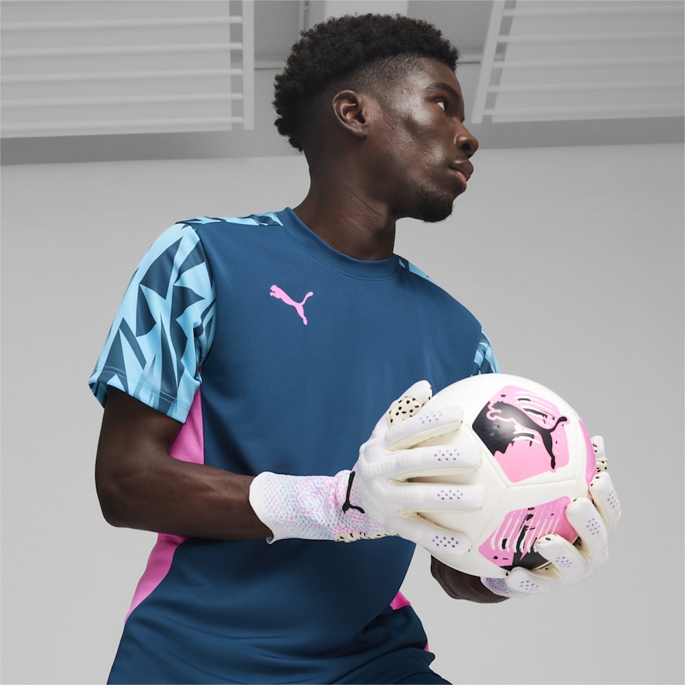 Puma FUTURE Ultimate NC Goalkeeper Gloves - White-Poison Pink-Black