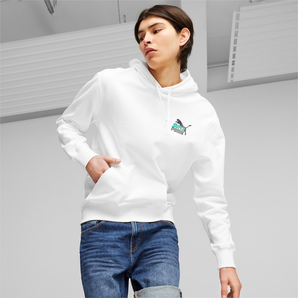 Puma Classics Super PUMA Hoodie - White