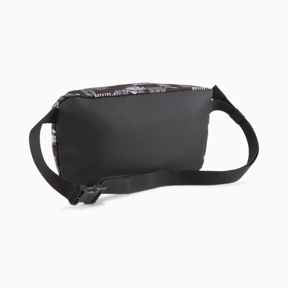 Puma Academy Waist Bag - Black-Logo AOP