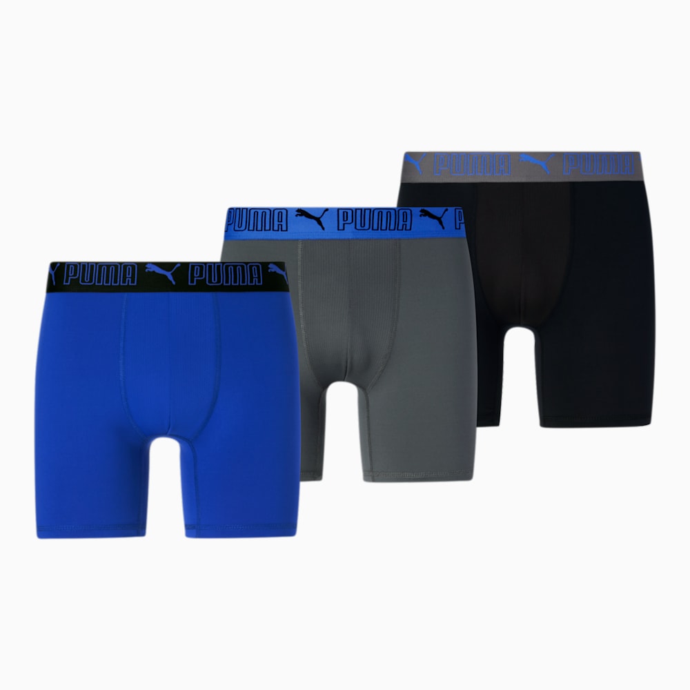 Puma Training Boxer Briefs [3 Pack] - BLACK / BLUE