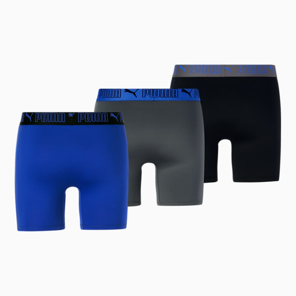 Puma Training Boxer Briefs [3 Pack] - BLACK / BLUE