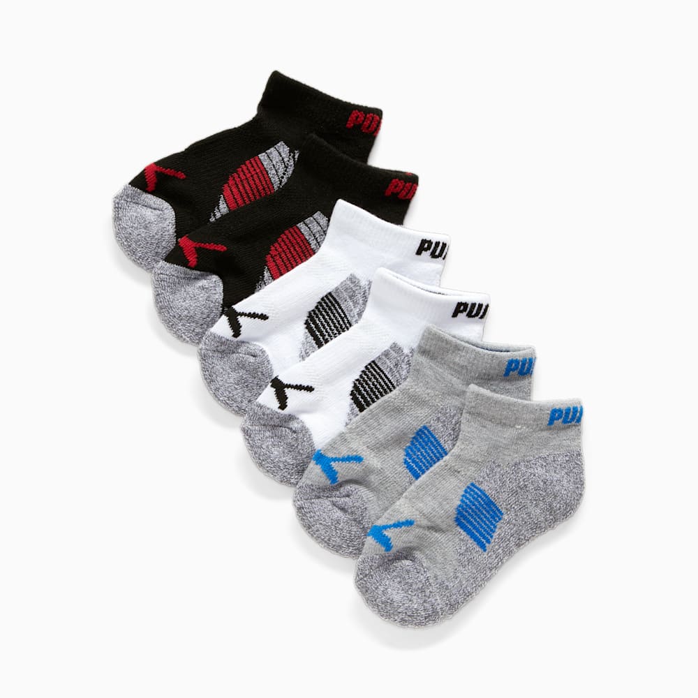 Puma Low Cut Socks (6 Pack) - GREY / BLUE