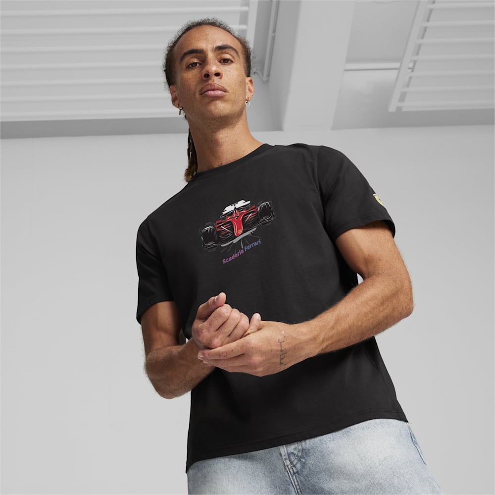 Puma Scuderia Ferrari Motorsport Race Graphic Tee - Black