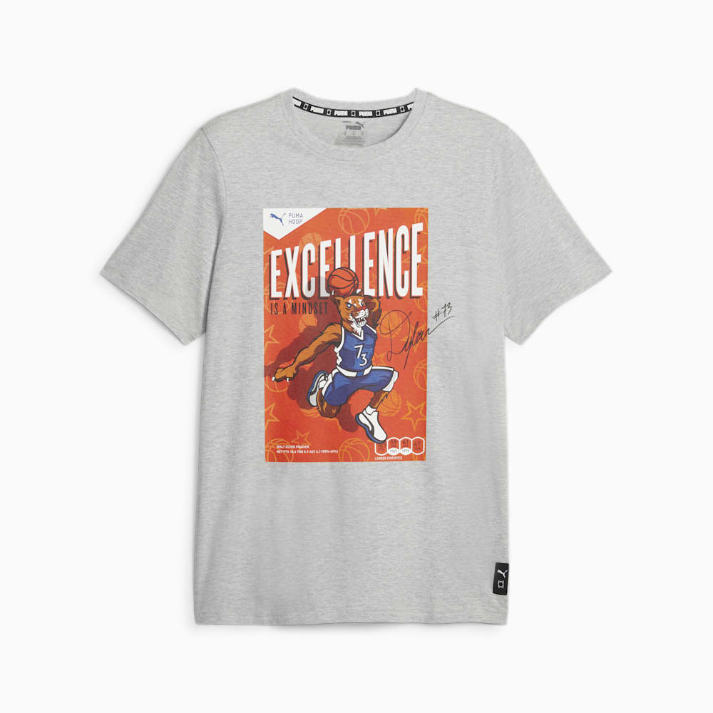 Puma DYLAN Basketball Tee - Light Gray Heather