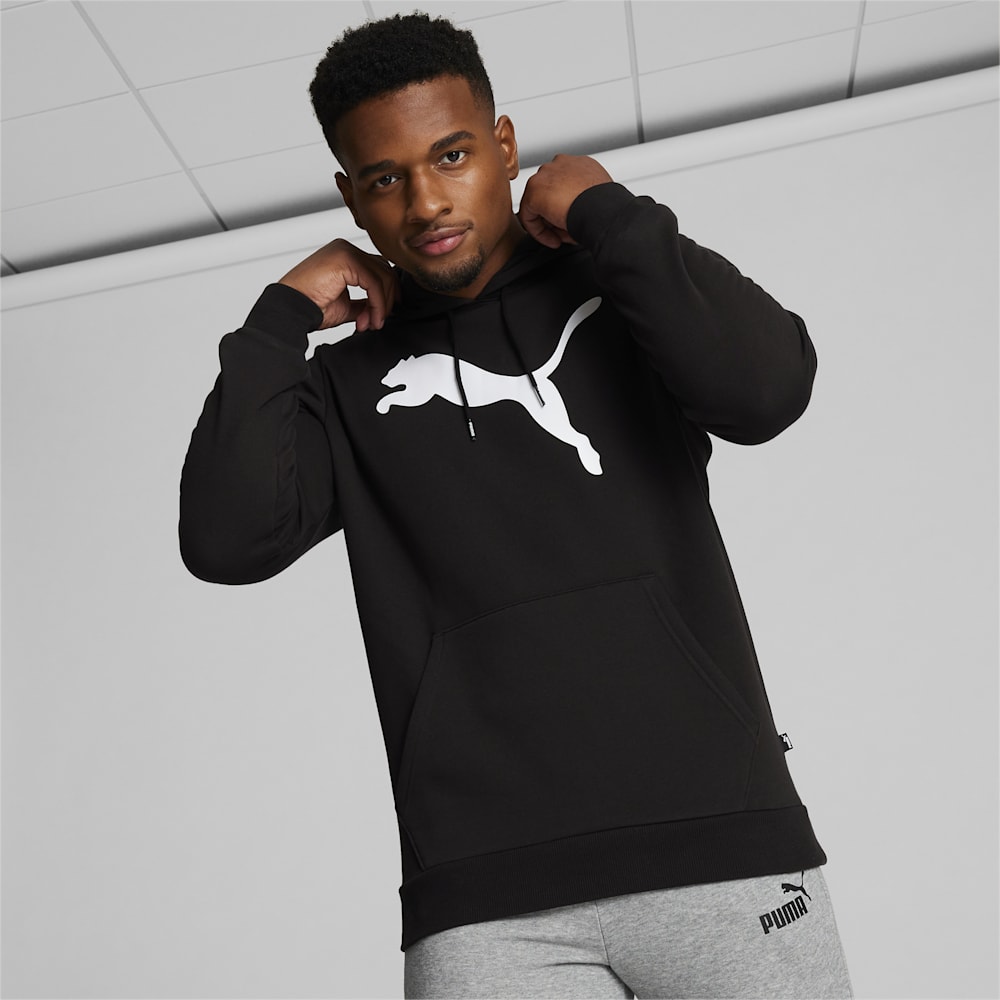 Puma Big Cat Logo Hoodie - Black