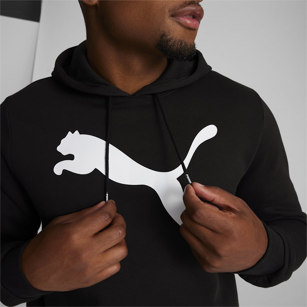 Puma Big Cat Logo Hoodie - Black