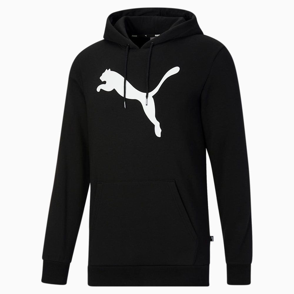 Puma Big Cat Logo Hoodie - Black