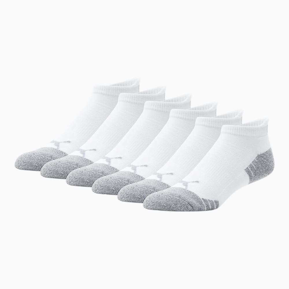 Puma Half-Terry Low Cut Socks [3 Pairs] - WHITE / MULTI