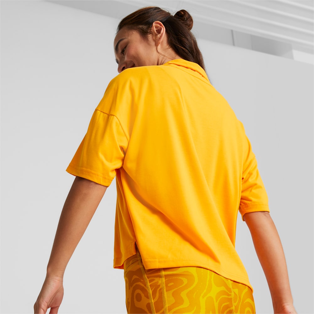 Puma Open Road High Neck Tee - Apricot