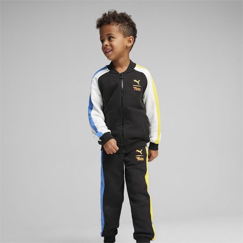 Puma PUMA x TROLLS Little Kids T7 Track Jacket - Black