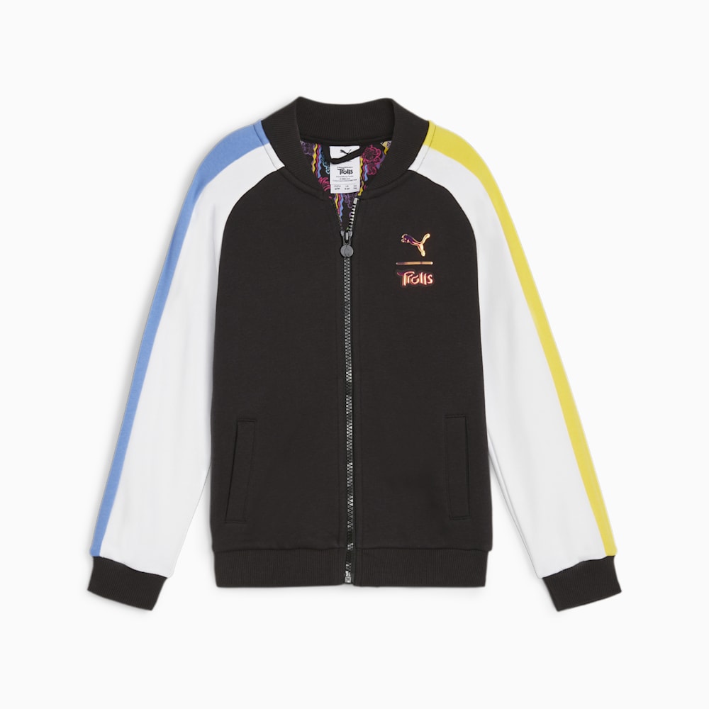 Puma PUMA x TROLLS Little Kids T7 Track Jacket - Black