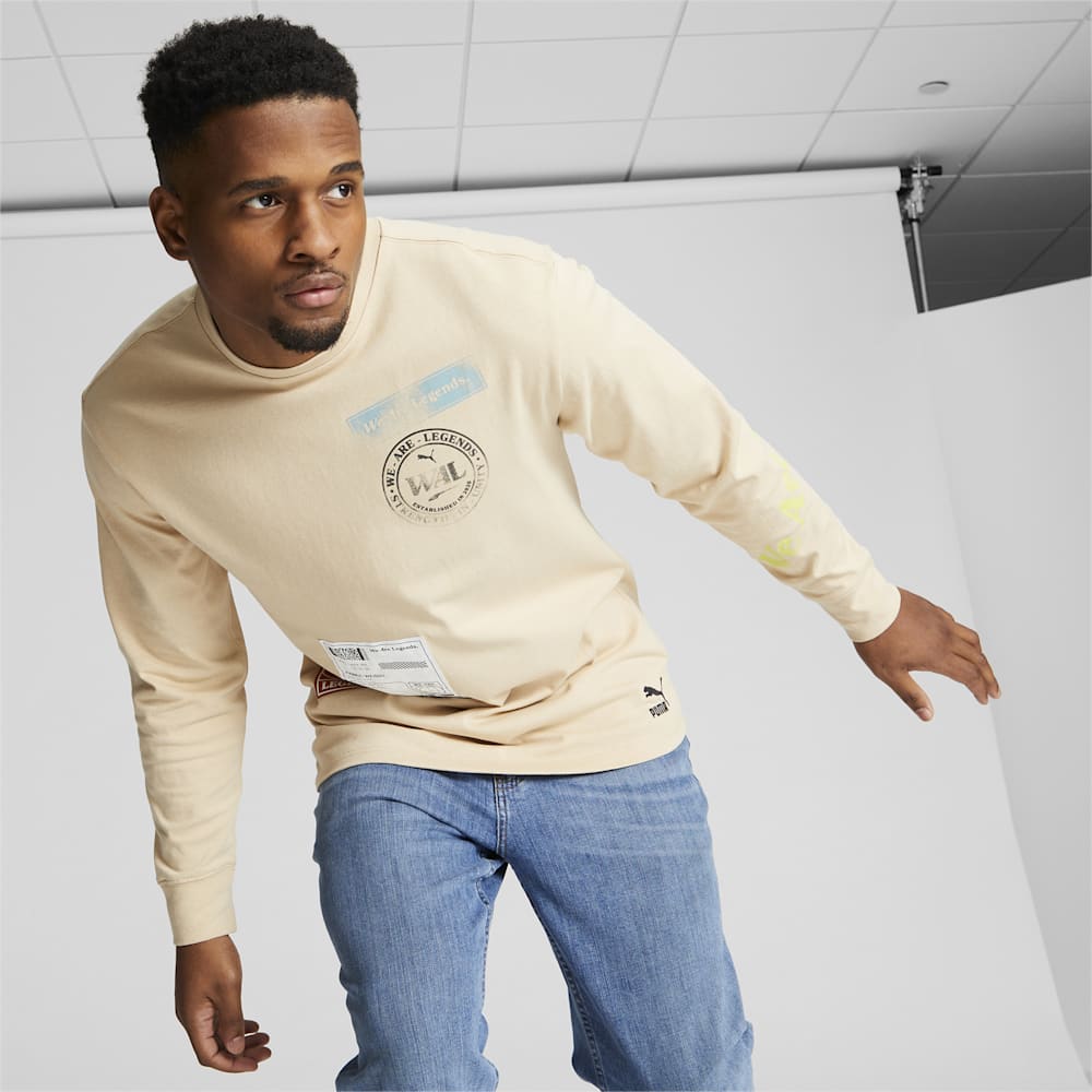 Puma We Are Legends WRK.WR Long Sleeve Tee - Light Sand