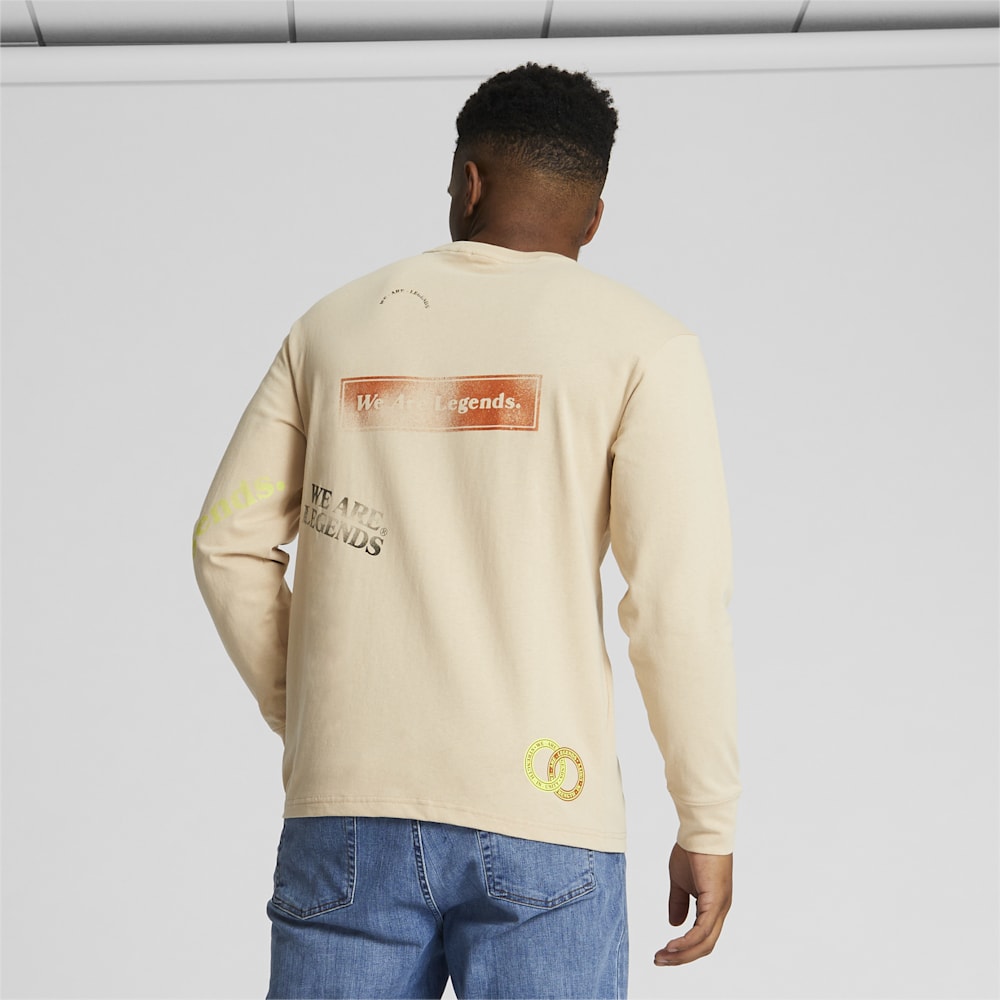 Puma We Are Legends WRK.WR Long Sleeve Tee - Light Sand