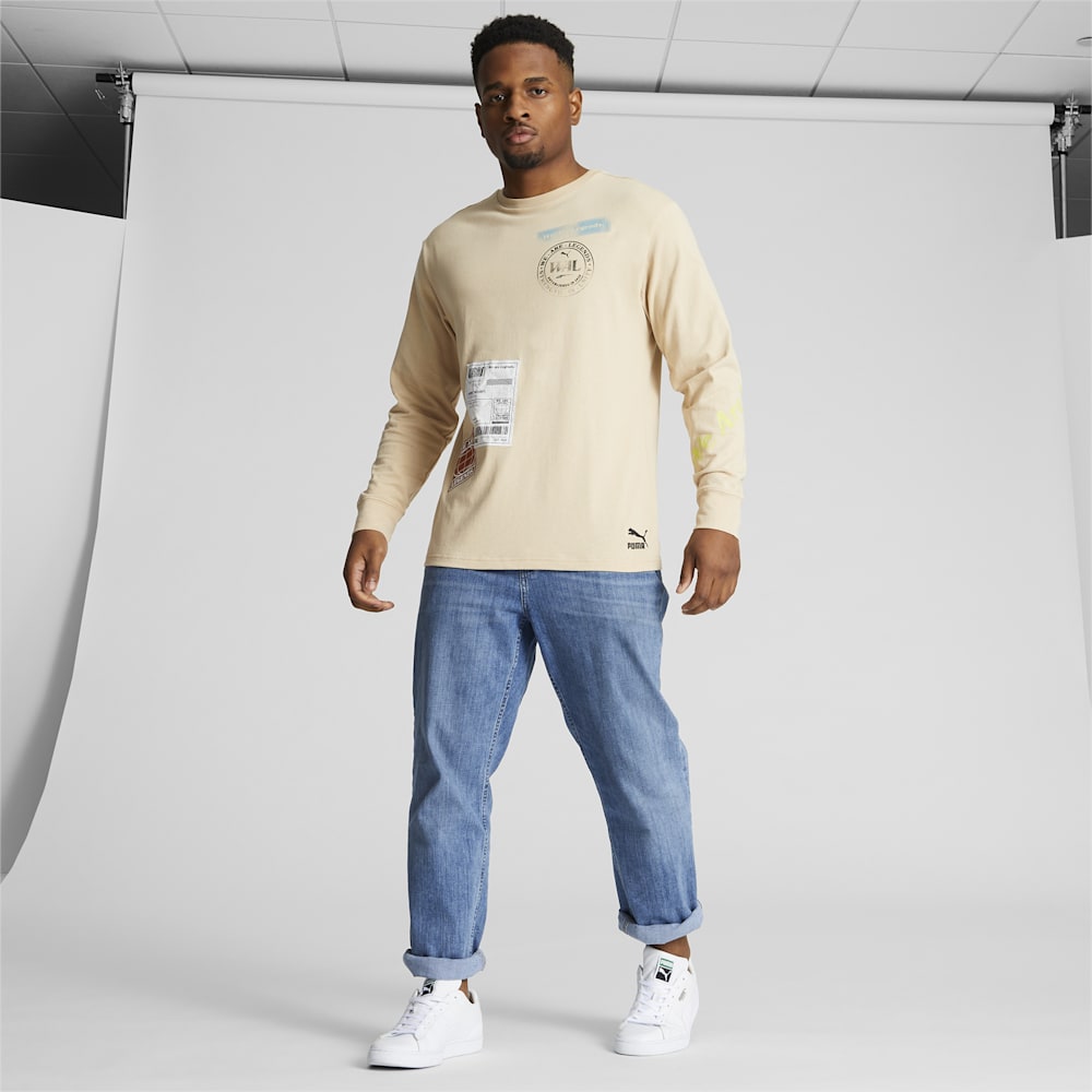 Puma We Are Legends WRK.WR Long Sleeve Tee - Light Sand