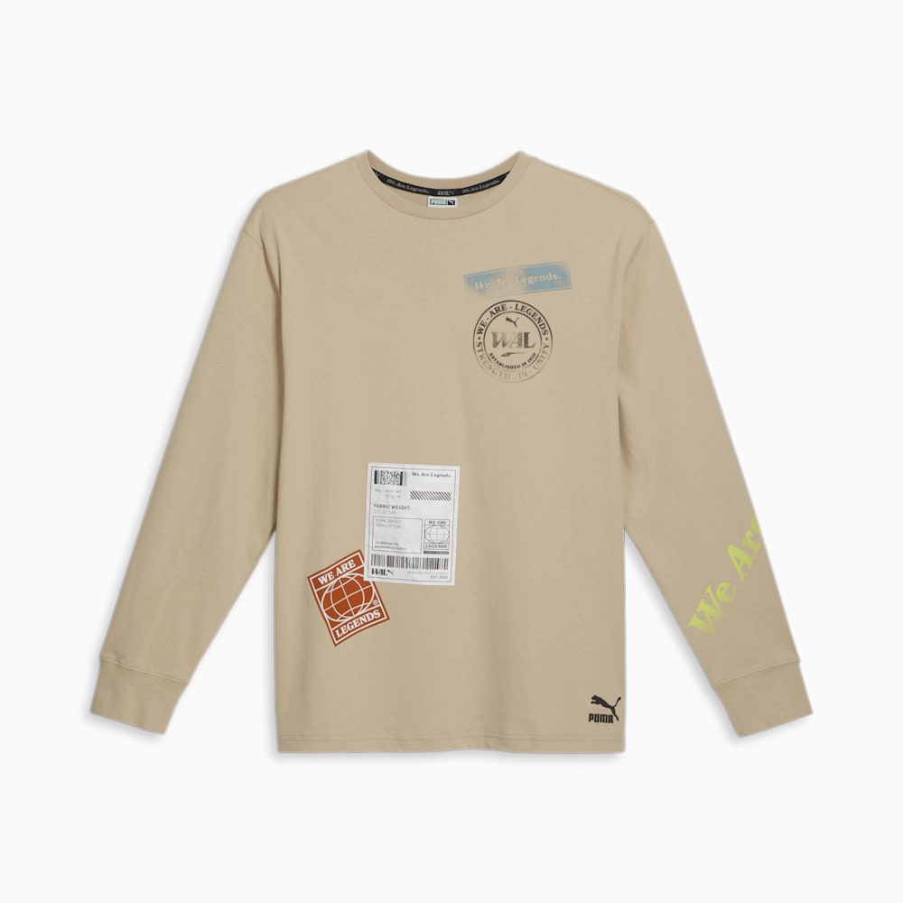 Puma We Are Legends WRK.WR Long Sleeve Tee - Light Sand