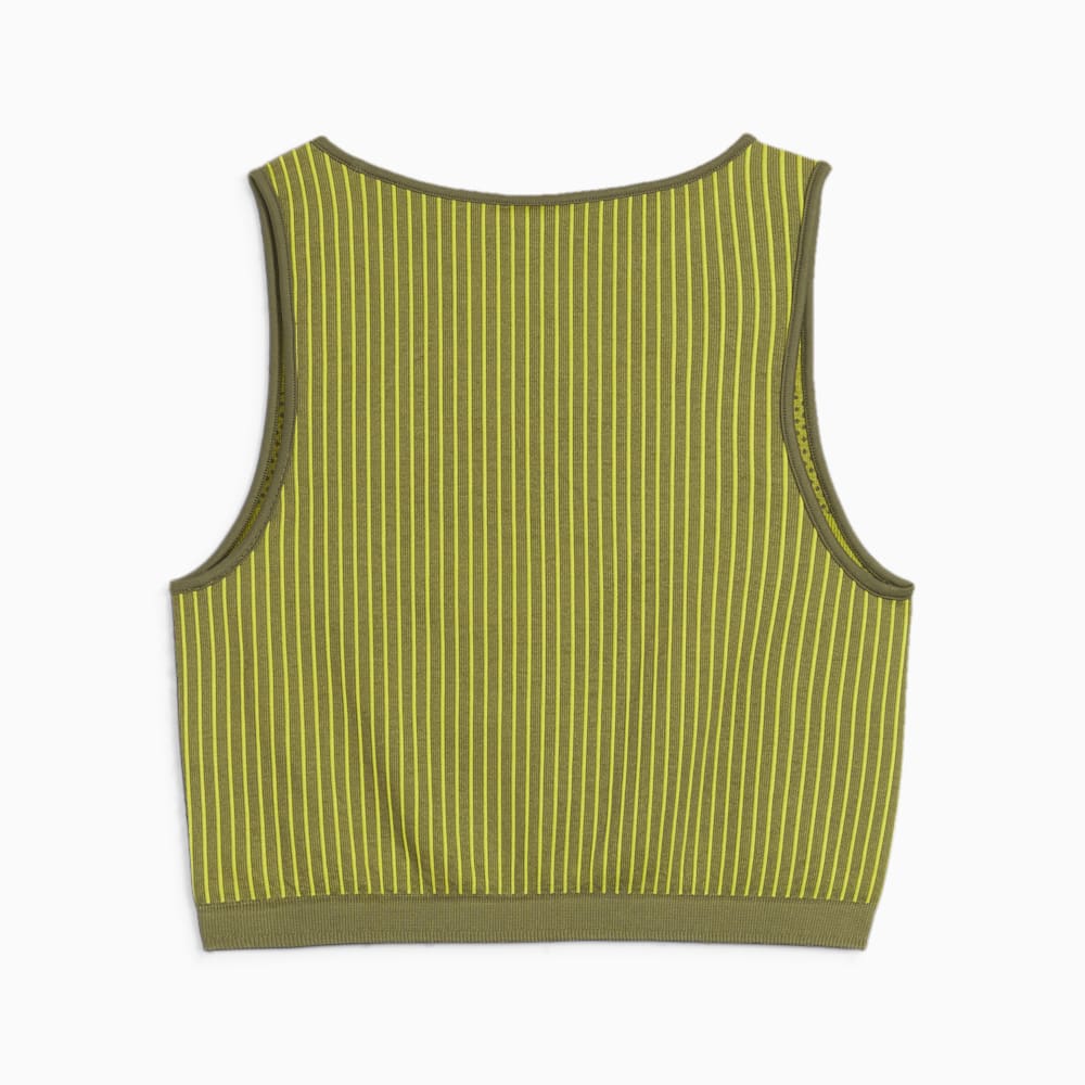 Puma DARE TO Crop Top - Olive Green