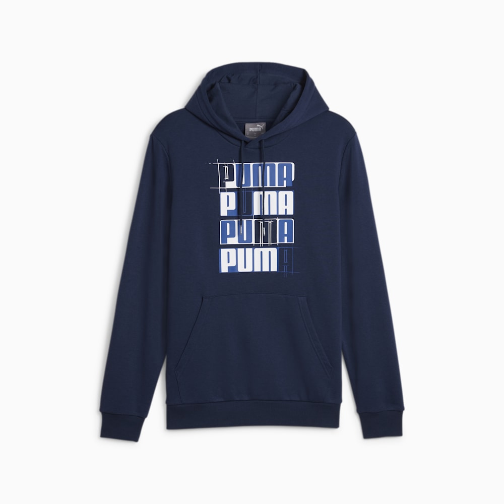 Puma ESS+ LOGO LAB Hoodie - Club Navy