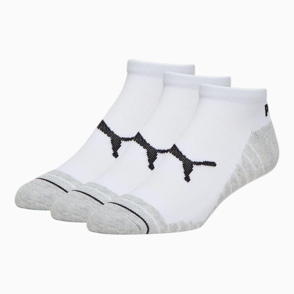 Puma Select Terry Low Cut Socks (3 Pack) - WHITE / BLACK