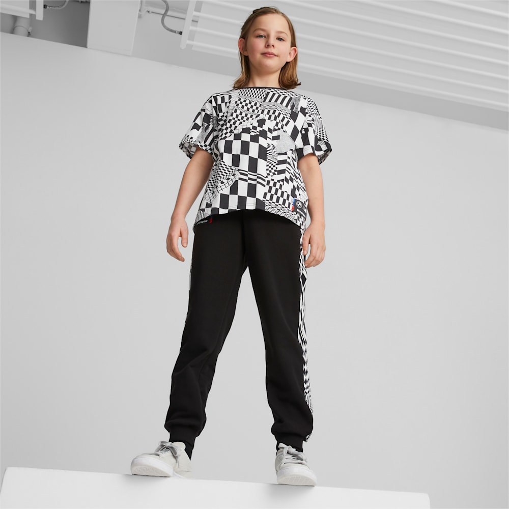 Puma BMW M Motorsport Big Kids Tee - White-AOP