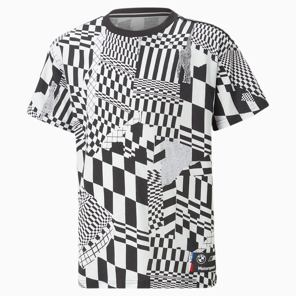 Puma BMW M Motorsport Big Kids Tee - White-AOP