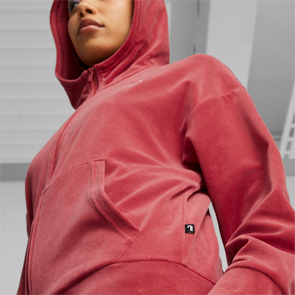 Puma Essentials Elevated Full Zip Hoodie - Astro Red