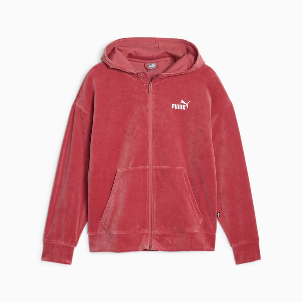 Puma Essentials Elevated Full Zip Hoodie - Astro Red