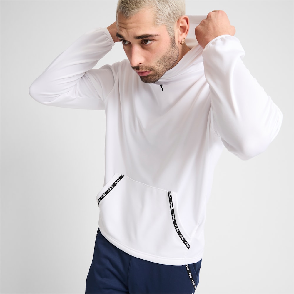 Puma Fit PWRFleece Hoodie - White