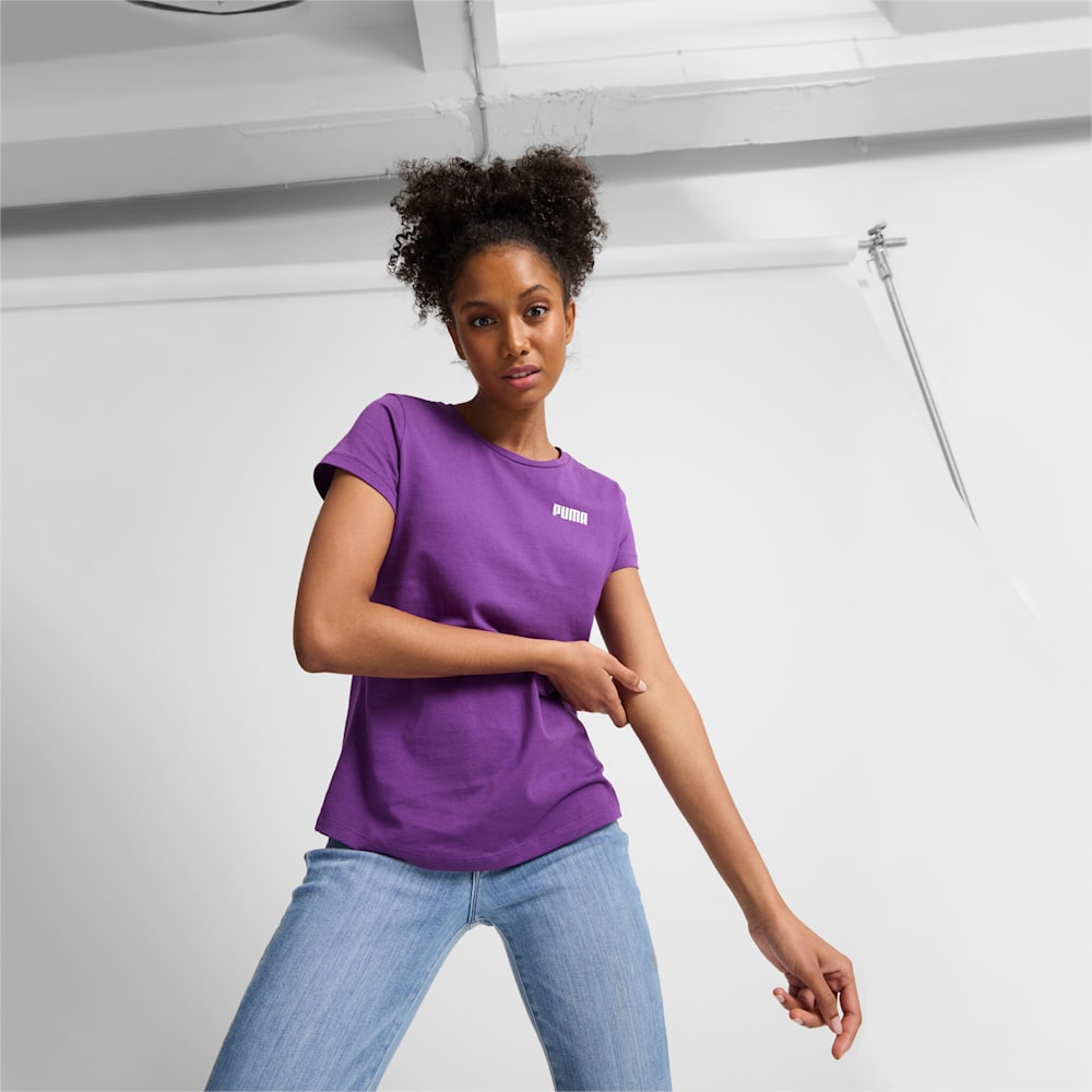 Puma Essentials Tee - Purple Pop